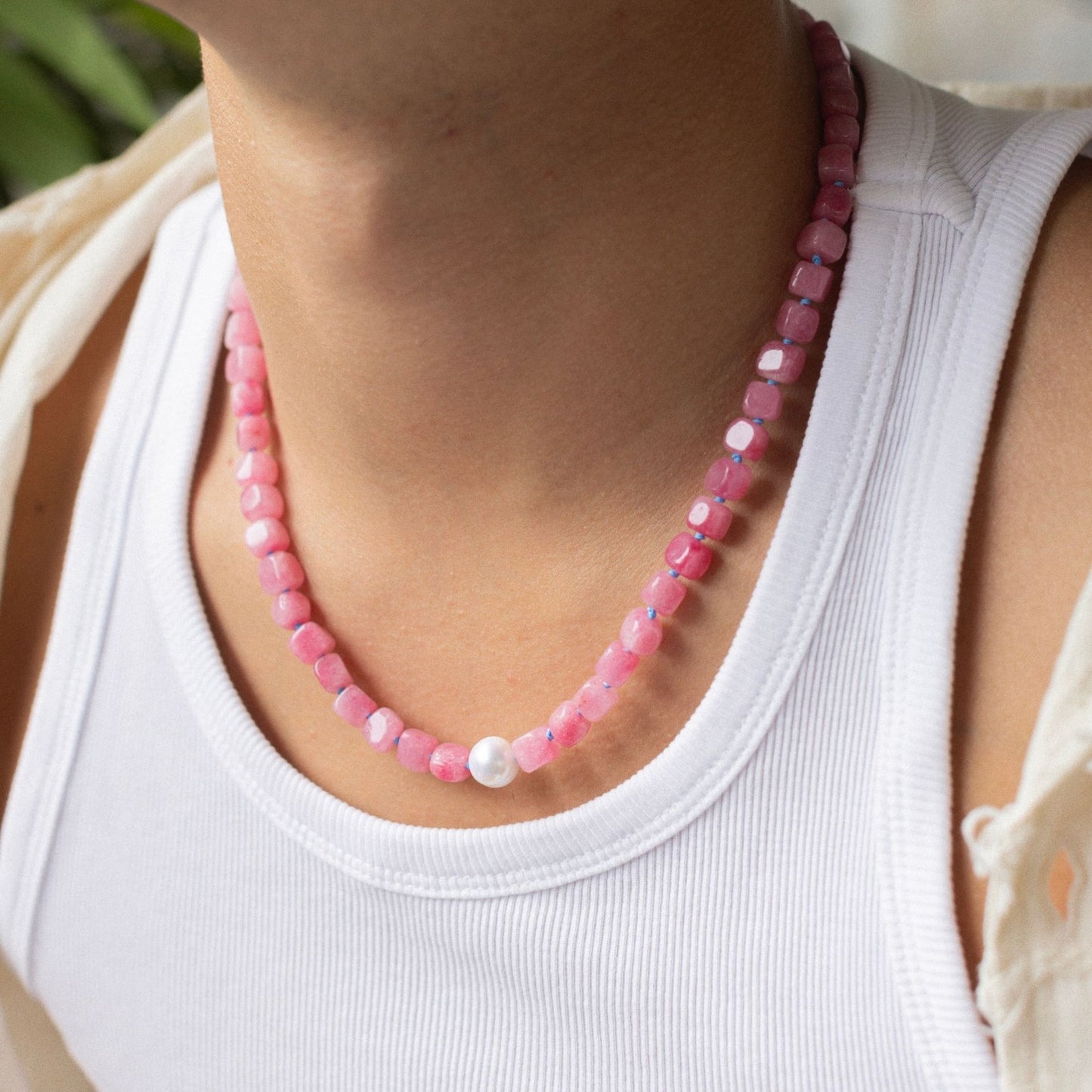 SUNSET • Blush necklace